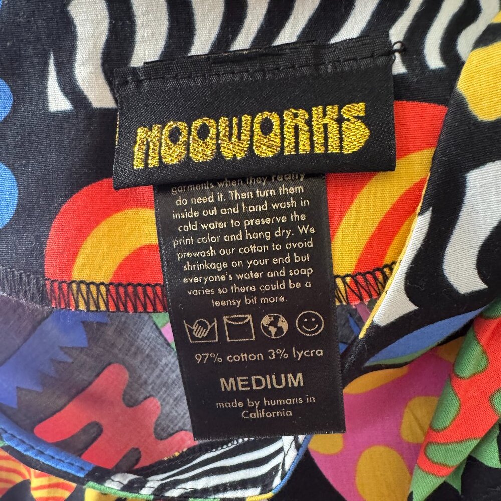 Nooworks Frida Dress in Party Mix size Medium GENTLY USED/LIKE NEW - Picture 5 of 5